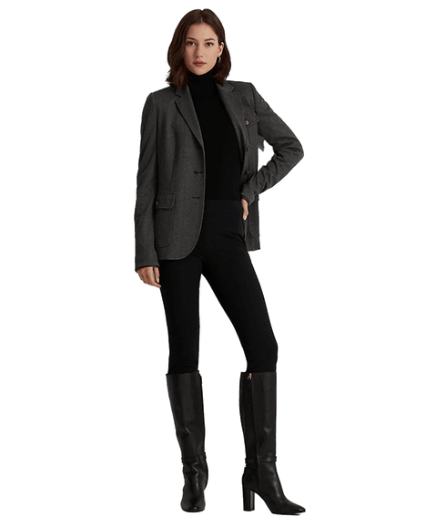 Stretch Twill Skinny Pant - Black