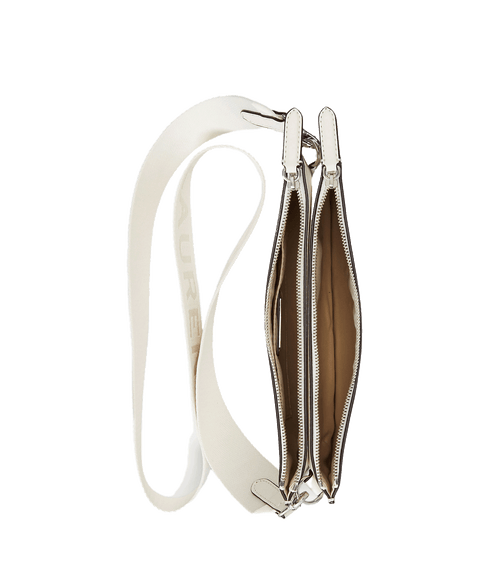 Leather Medium Landyn Crossbody Bag - White