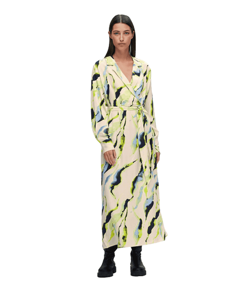Printed Midi Dress - Multi