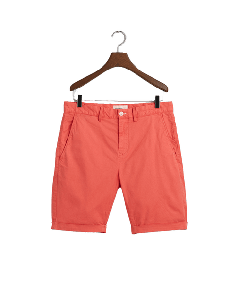 Slim Fit Sunfaded Shorts - Pink