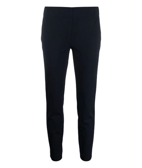 Side-Zip Slim-Fit Trousers - Navy