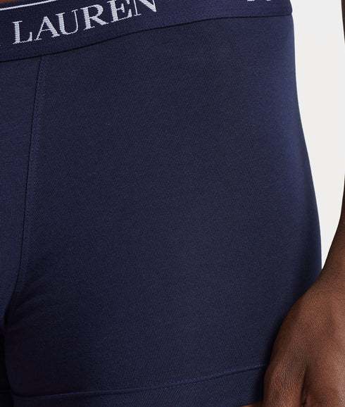 Stretch Cotton Trunk 3-pack - Blue