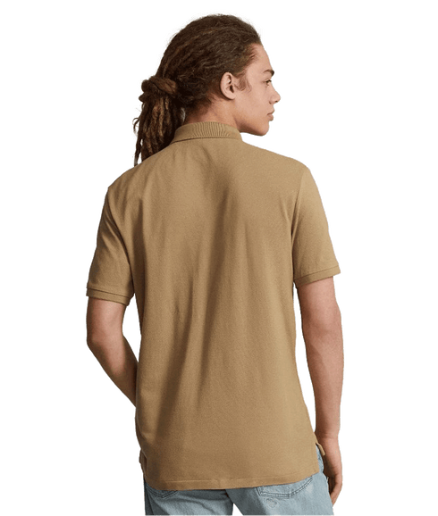 Knit Polo Shirt Tan - Beige
