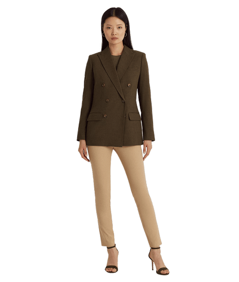 Stretch Twill Skinny Trousers - Birch Tan