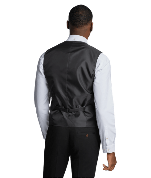 Texture Waistcoat - Black