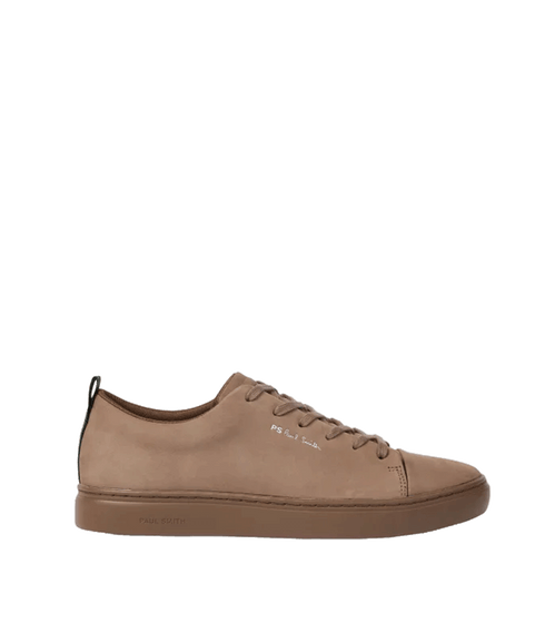 Nubuck Leather 'Lee' Trainers - Brown