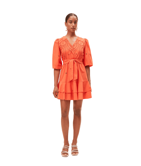 Cliff Dress - Orange