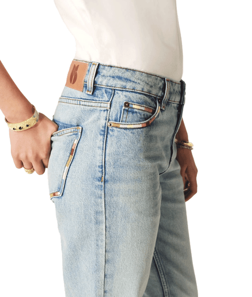 Ankle-grazing Jeans - Bue