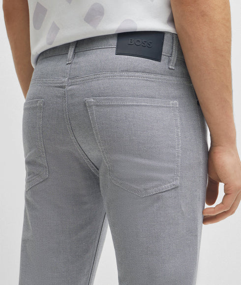 Slim-fit Jeans in Two-tone Stretch Denim - Blue