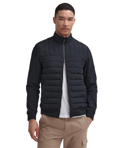 Counter Quilted Sweatshirt - Black