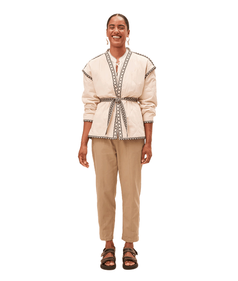 Evan Padded Jacket - Cream