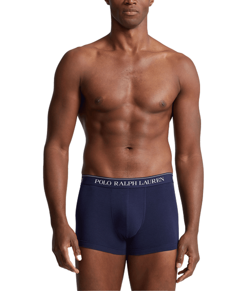 Stretch Cotton Trunk 3-pack - Blue