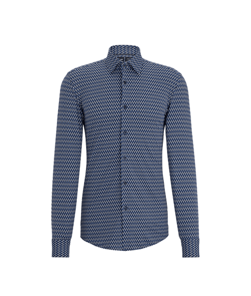 P-HANK-kent-C1-222 Long Sleever Shirt - Blue