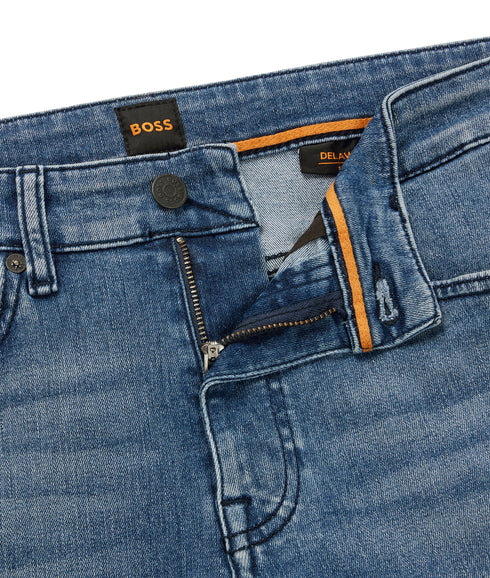 Slim-fit Jeans Soft Stretch Denim - Blue