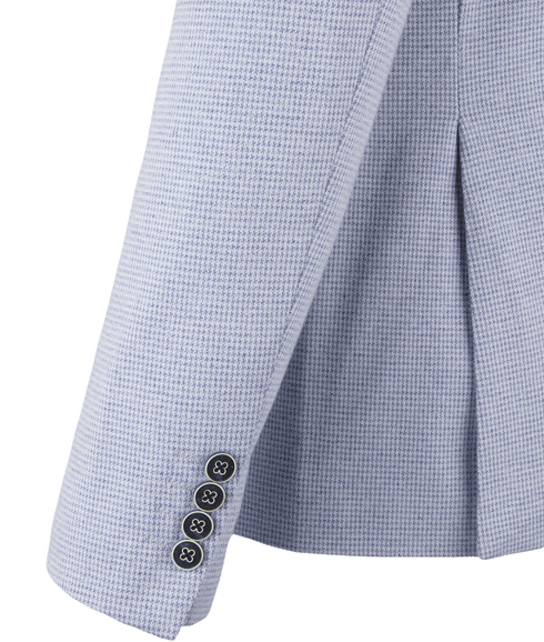 Modern Stylish Cotton Blend Jacket - Blue