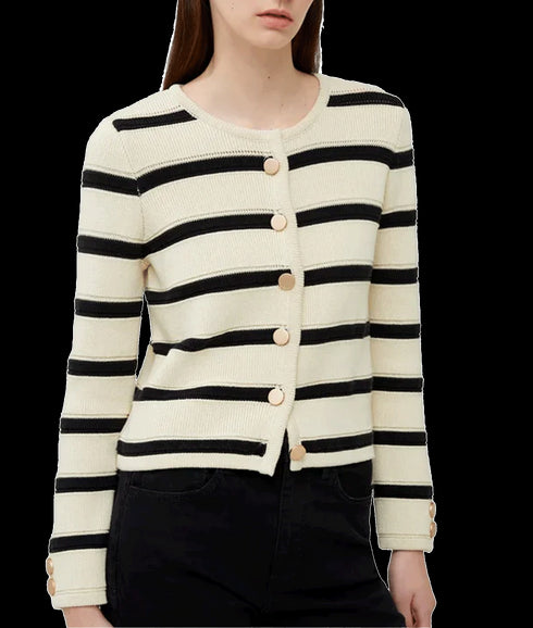 Marloe Knitted Coatigan - Cream