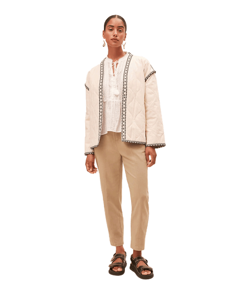 Evan Padded Jacket - Cream