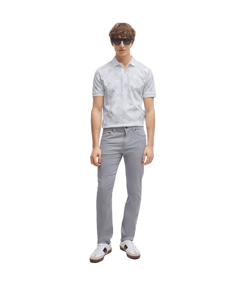 Slim-fit Jeans in Two-tone Stretch Denim - Blue