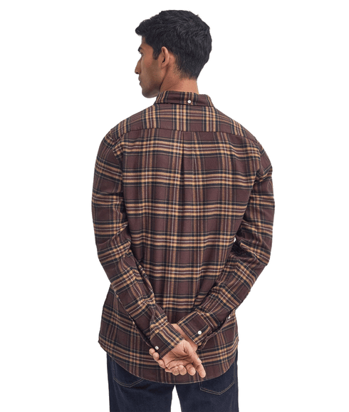 Drumhill Tailored Long Sleeved Shirt - Brown