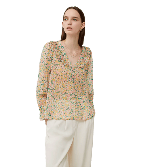Aleezia Hallie Crinkle Shirt - Multi