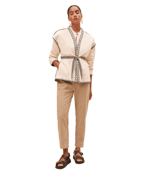 Evan Padded Jacket - Cream