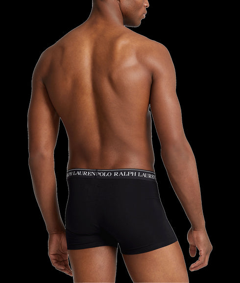 Stretch Cotton Trunk 3-pack - Black