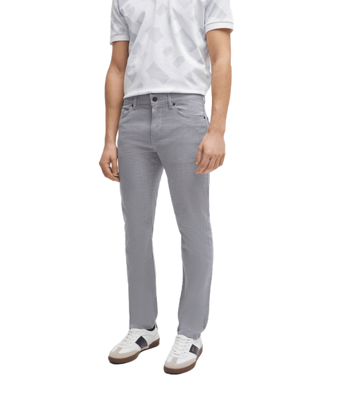 Slim-fit Jeans in Two-tone Stretch Denim - Blue