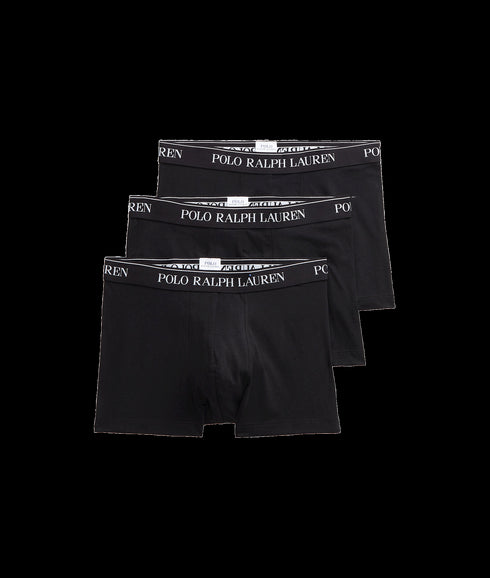 Stretch Cotton Trunk 3-pack - Black