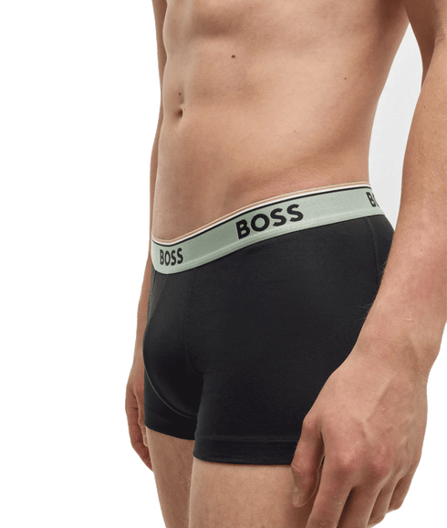 Power Three-pack of Stretch-cotton Trunks - Multi
