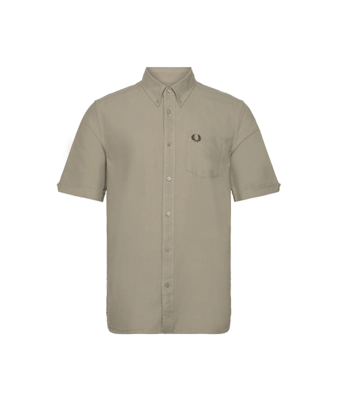 Oxford Shirt Short Sleeved - Grey