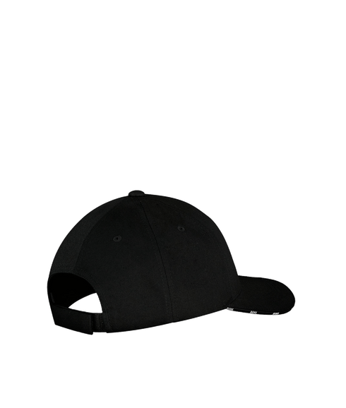 Logo Embroidered Cap - Black