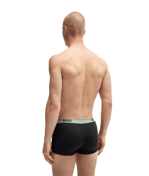 Power Three-pack of Stretch-cotton Trunks - Multi