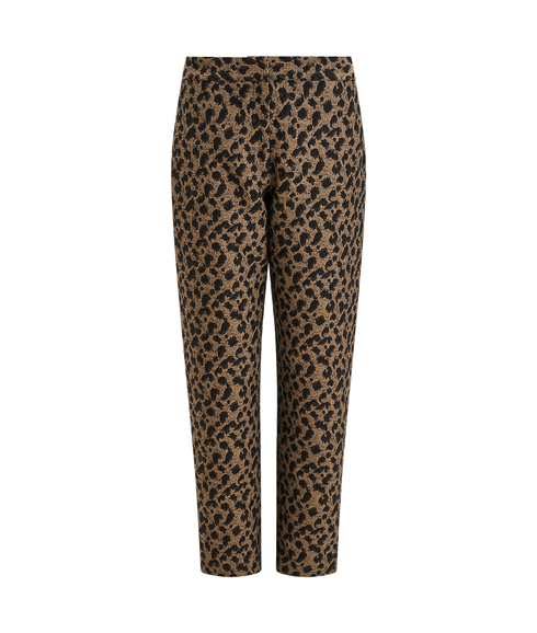 Estella Jacquard Trousers - Blackout