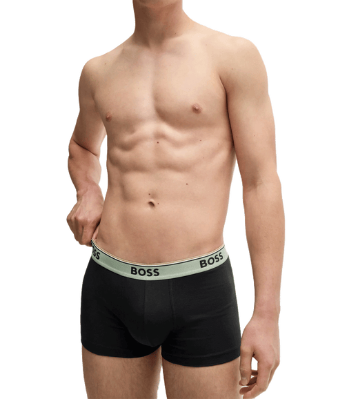 Power Three-pack of Stretch-cotton Trunks - Multi