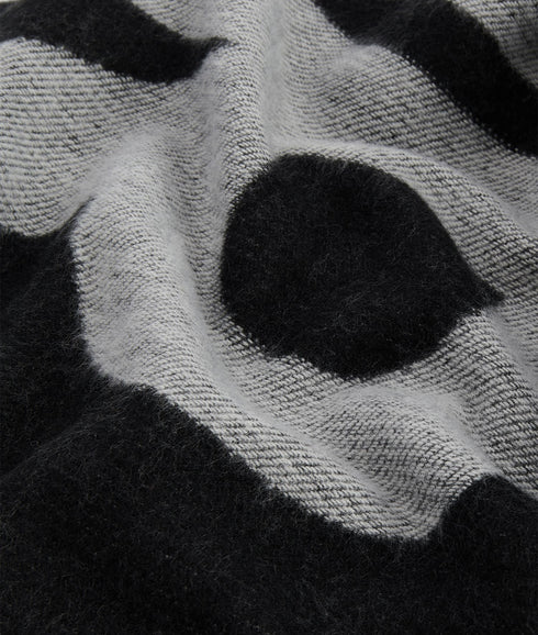 Milla Logo Wrap Scarf - Black
