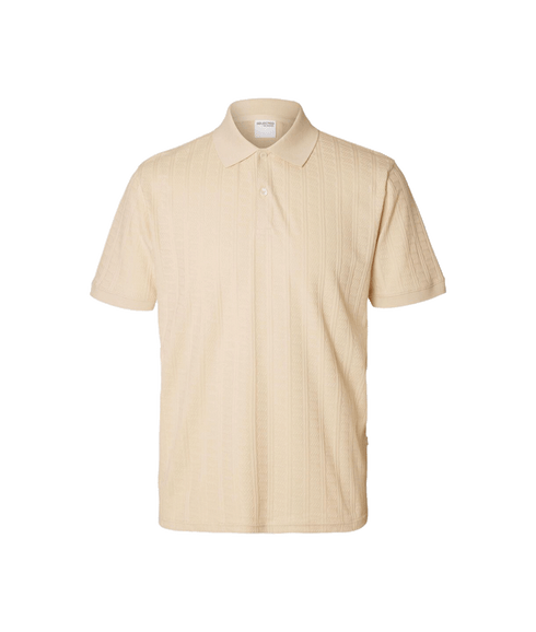Cotton Polo Shirt - Cream