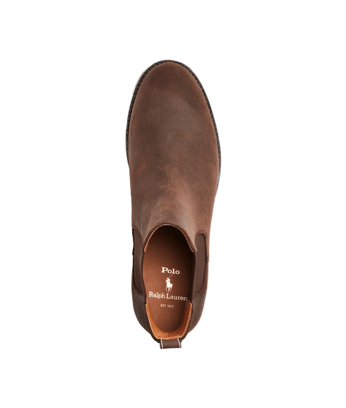 Bryson Waxed Suede Chelsea Boot - Brown
