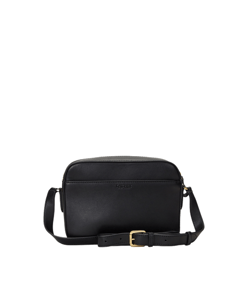 Leather Medium Marcy Camera Bag - Black