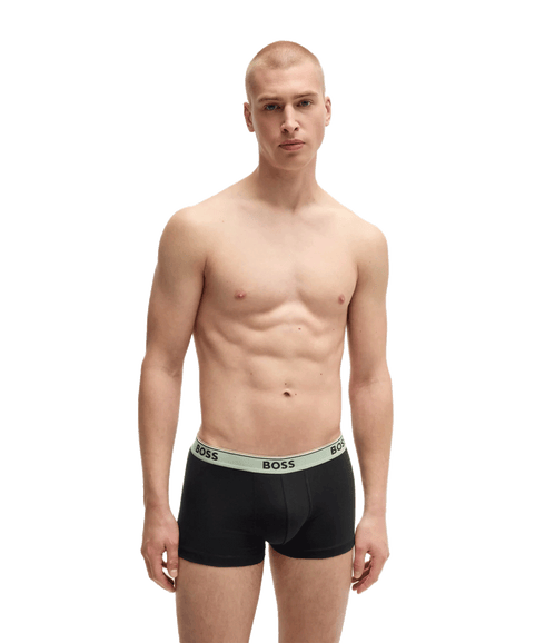 Power Three-pack of Stretch-cotton Trunks - Multi