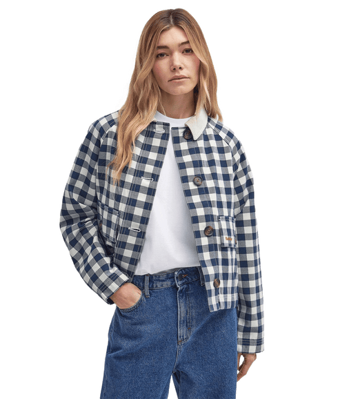 Maddison Gingham Casual Jacket - Multi