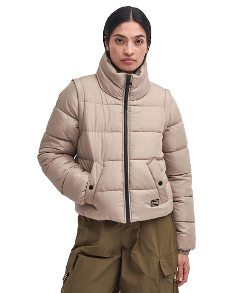 Webber Convertible Puffer Jacket - Beige
