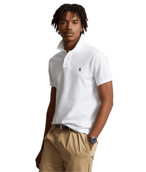 The Iconic Mesh Polo Shirt - White