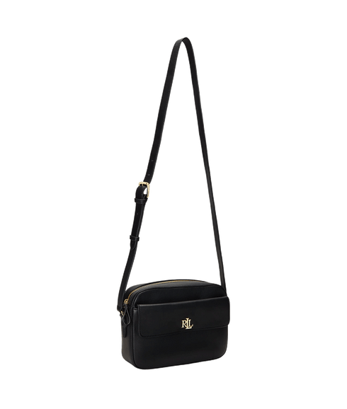 Leather Medium Marcy Camera Bag - Black