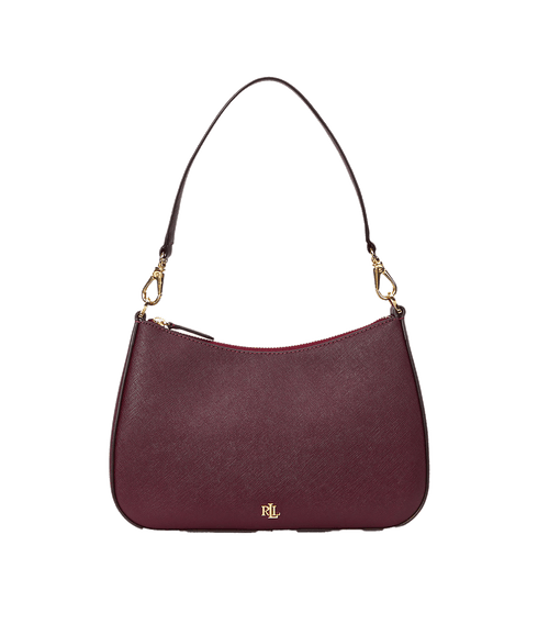 Crosshatch Leather Medium Danni Bag - Red