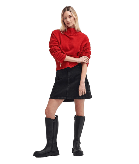 Milla Denim Mini Skirt - Black