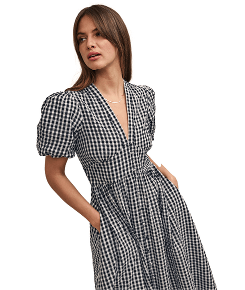 Starlight Midi Dress - Black