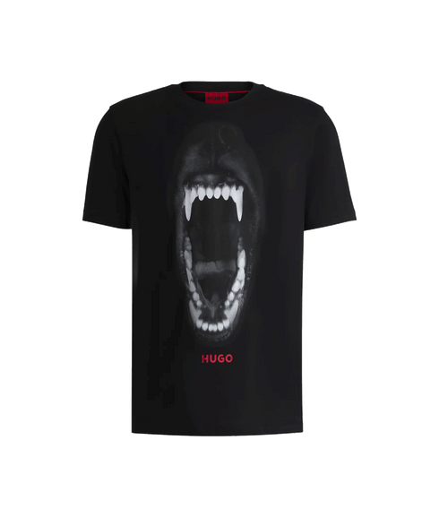 Dayaking T-shirt With Animal Graphic - Black