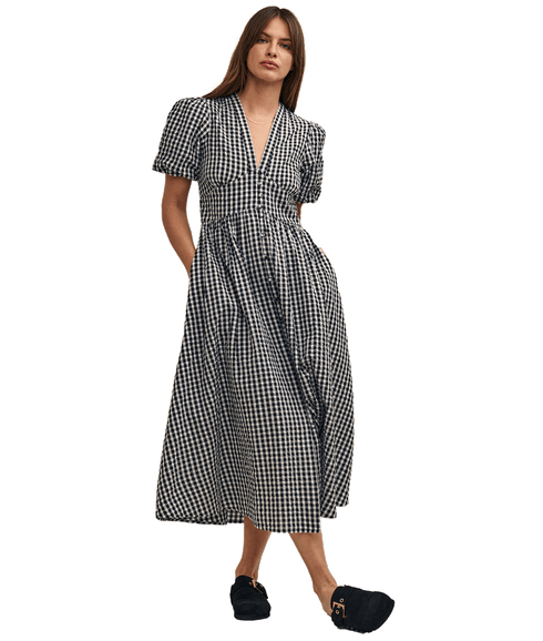 Starlight Midi Dress - Black