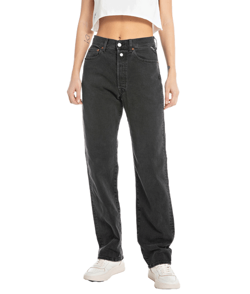 Straight Jeans - Black