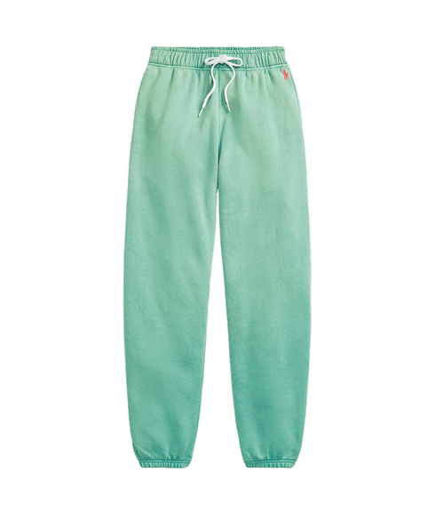 Lightweight Fleece Athletic Sweatpants - Green